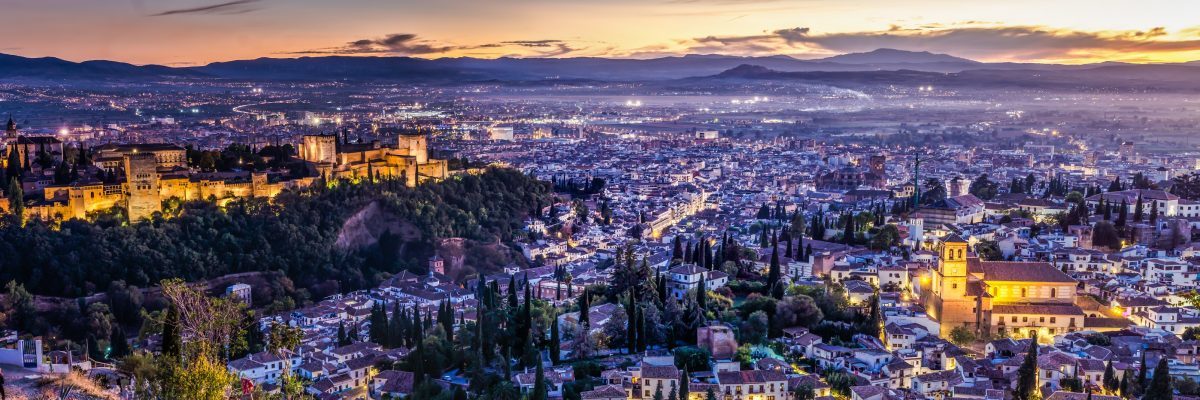 Granada alhambra albaicin nocturno